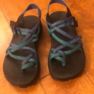 Blue women’s Chaco sandals